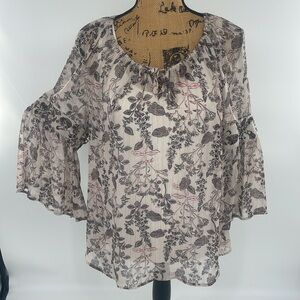 Style & Co Bell Sleeve Blouse